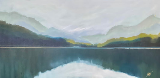 "GLIMMER" ORIGINAL OIL PAINTING ON CANVAS/FRAMED