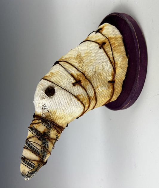 "MURDER CROW 24" VEGAN TAXIDERMY MIXED MEDIA WALL SCULPTURE DW24