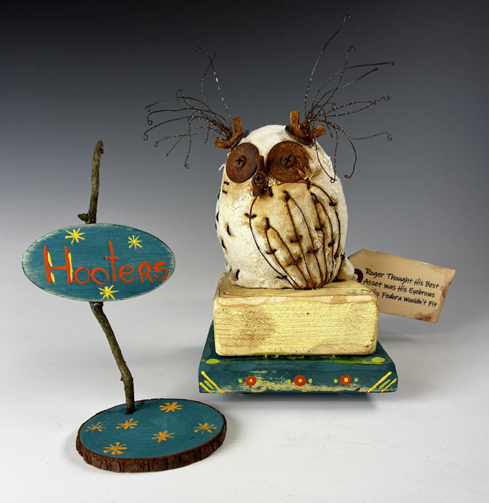 "ROGER" VEGAN TAXIDERMY MIXED MEDIA SCULPTURE DW11