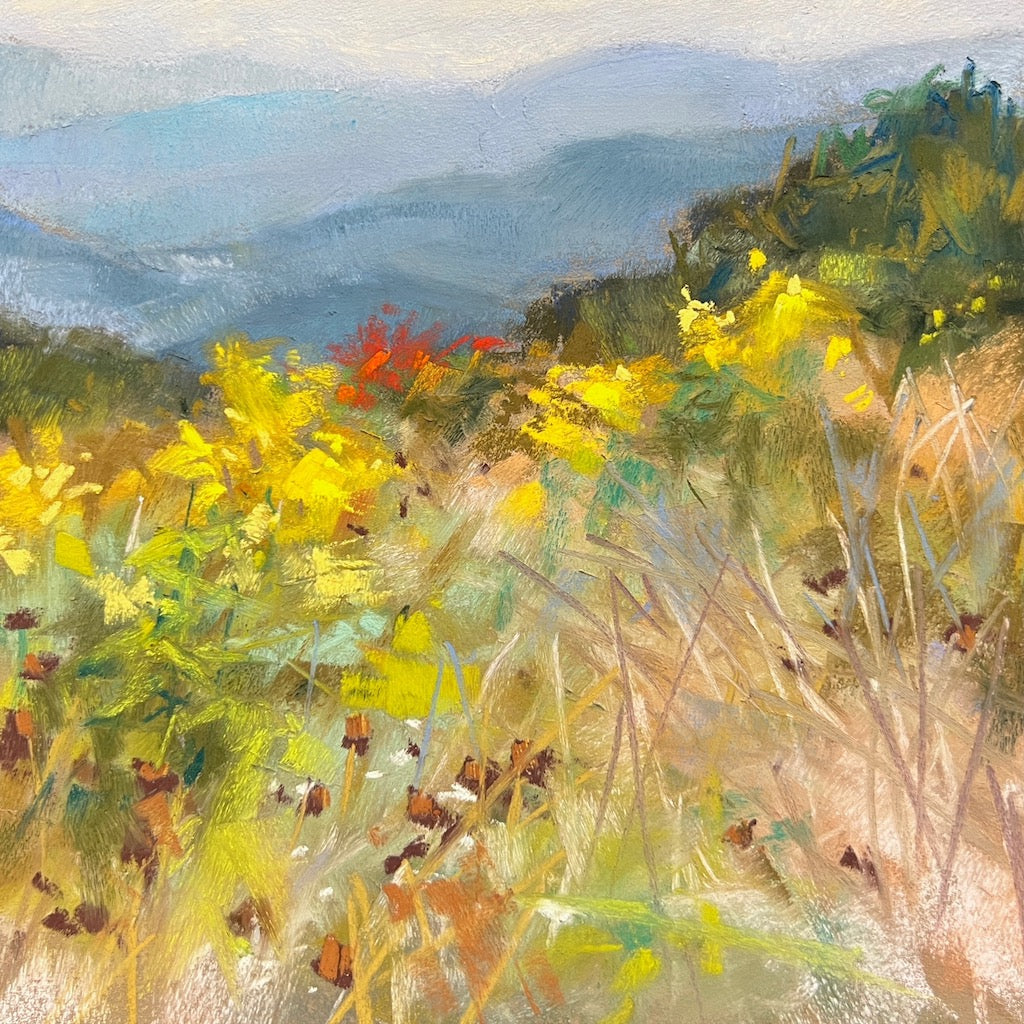"MEADOW" ORIGINAL PASTEL STUDY/MATTED