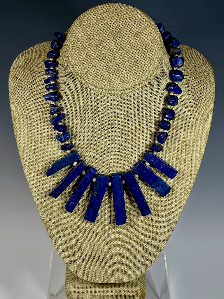 LAPIS STICK STATEMENT NECKLACE LCN1037