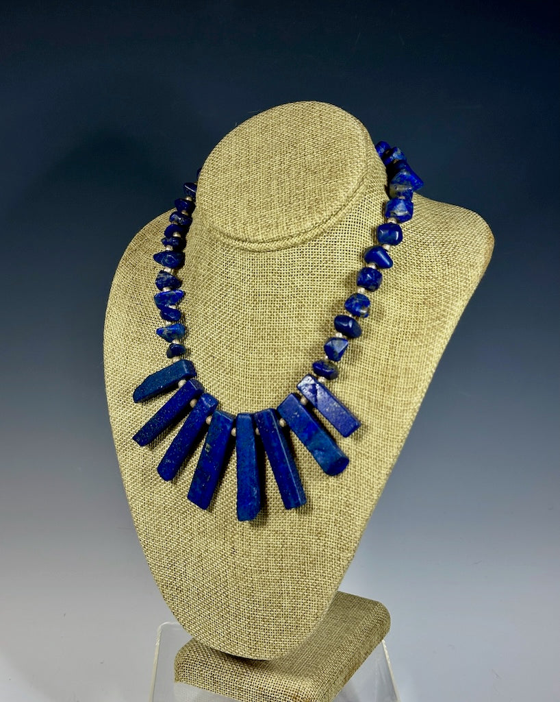 LAPIS STICK STATEMENT NECKLACE LCN1037