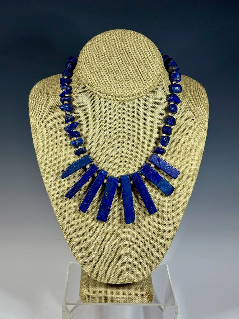 LAPIS STICK STATEMENT NECKLACE LCN1037