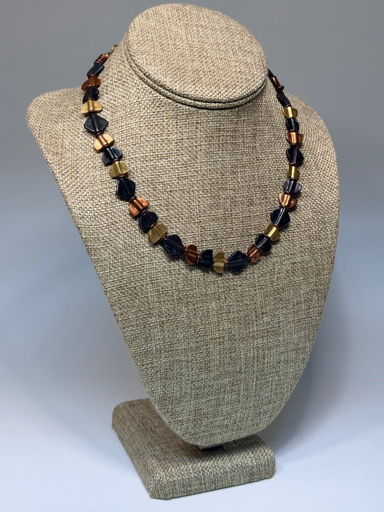 MIXED METAL COLLAR NECKLACE LCN2068.1