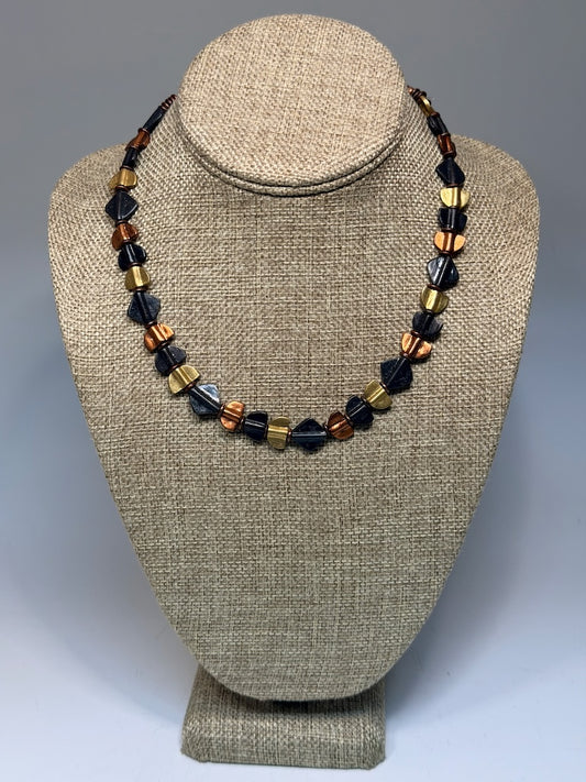 MIXED METAL COLLAR NECKLACE LCN2068.1