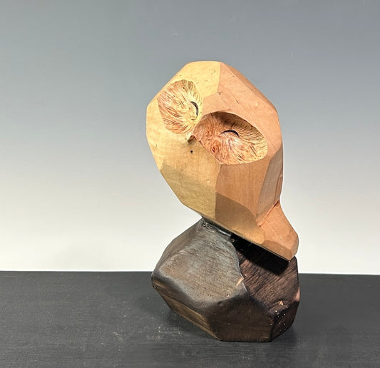 "LITTLE GEM III" AMBROSIA MAPLE WOOD SCULPTURE