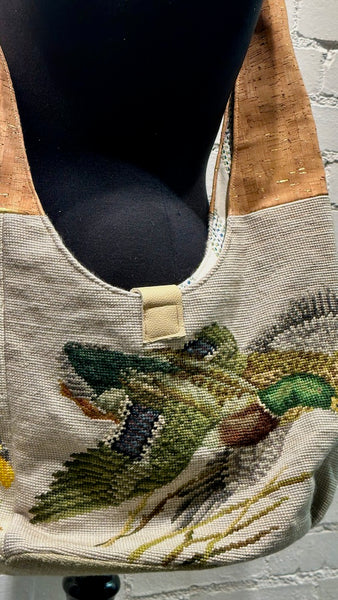 "ALL ABOUT BIRDS"  Vintage Crossbody Handbag