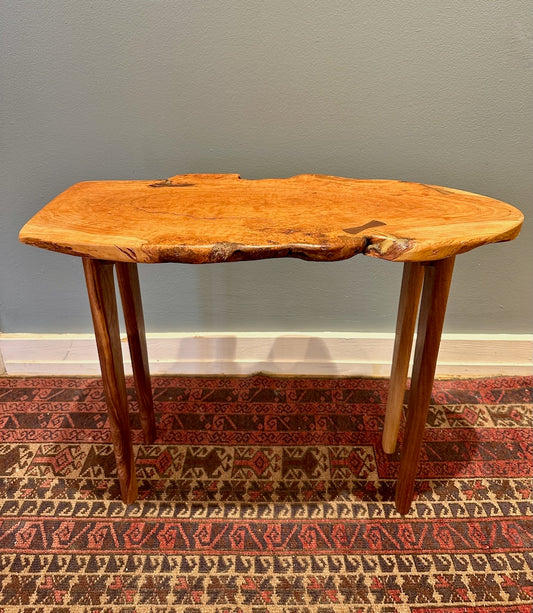 CHERRY BURL END TABLE