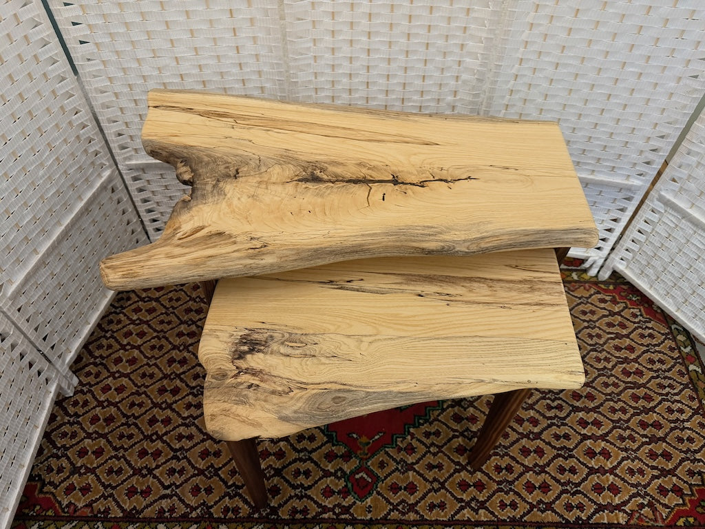 SET OF 2 HACKBERRY NESTING TABLES
