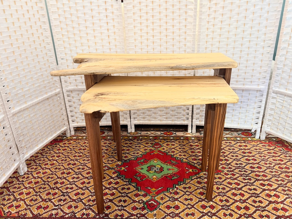 SET OF 2 HACKBERRY NESTING TABLES