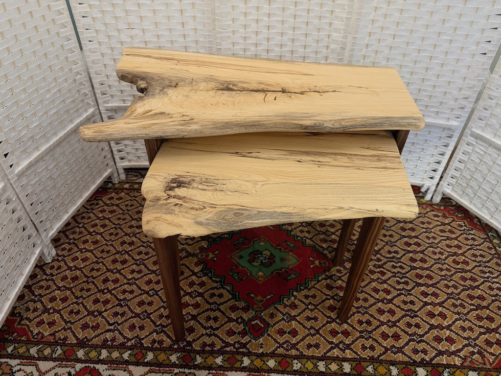 SET OF 2 HACKBERRY NESTING TABLES