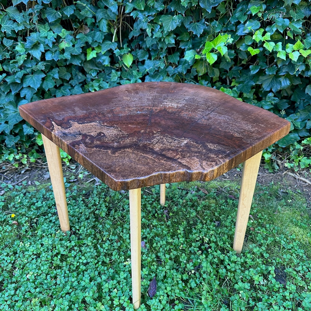 MISSION TABLE BOLIVIAN CEREJEIRA ON AMBROSIA MAPLE LEGS