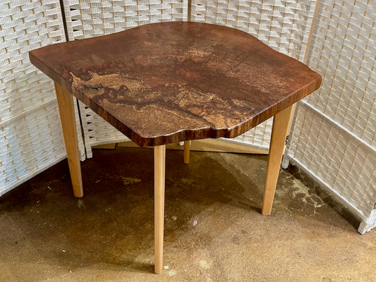 MISSION TABLE BOLIVIAN CEREJEIRA ON AMBROSIA MAPLE LEGS