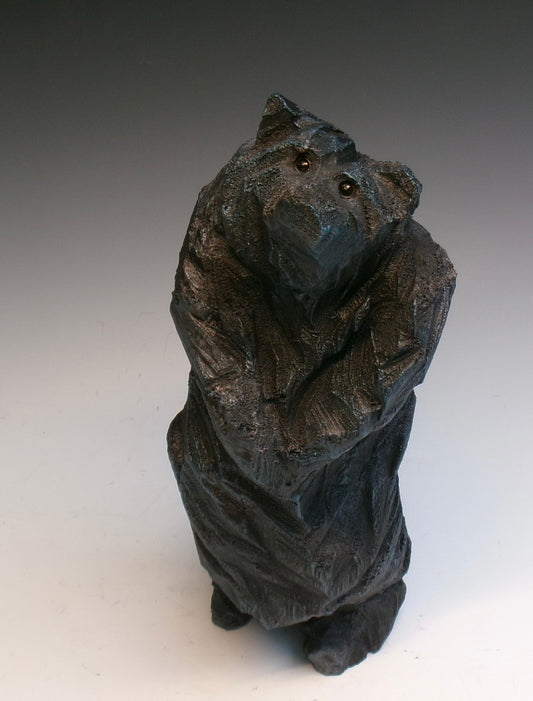 "LITTLE ROMEO" HAND CARVED POPLAR SCULPTURE