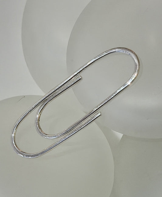 HAND FORGED STERLING SILVER 3" MONEY CLIP MB101C