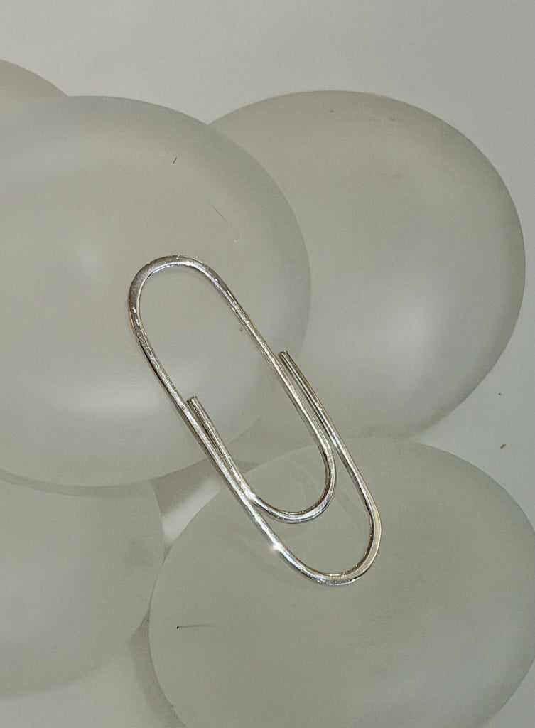 HAND FORGED STERLING SILVER 3" MONEY CLIP MB101C