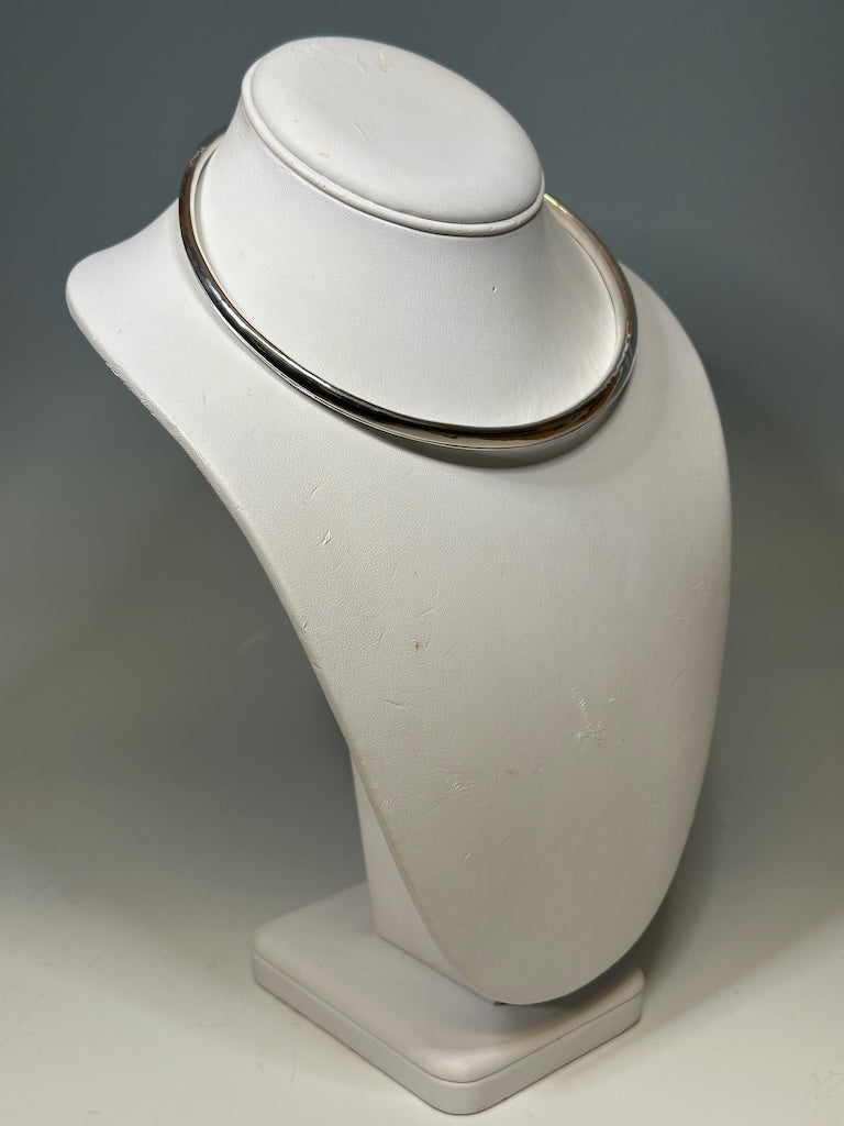 STERLING SILVER FLEXIBLE NECK RING NECKLACE MB200N