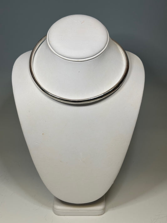 STERLING SILVER FLEXIBLE NECK RING NECKLACE MB200N