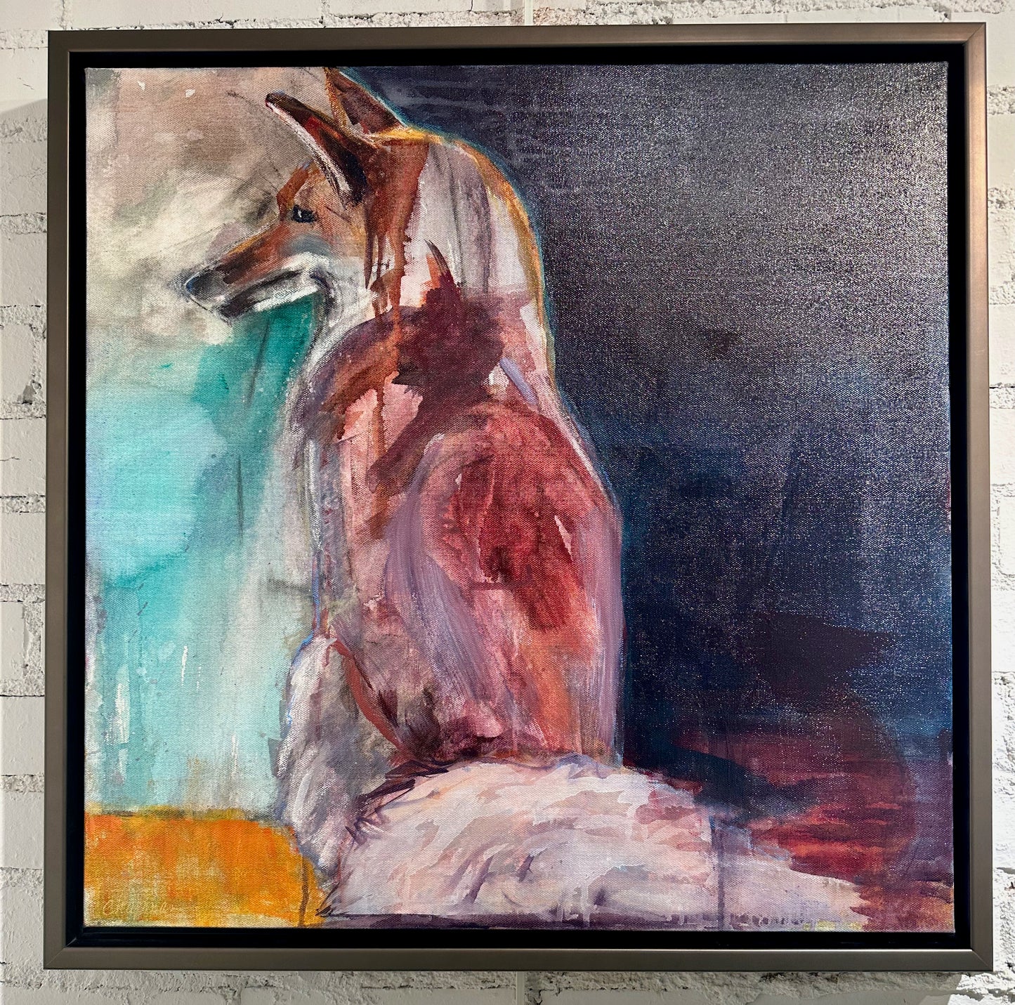 "CONTEMPLATION" ORIGINAL OIL ON CANVAS/FRAMED