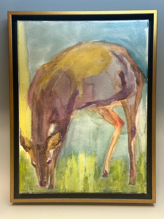 "DOE" ORIGINAL ACRYLIC ON CANVAS/FRAMED