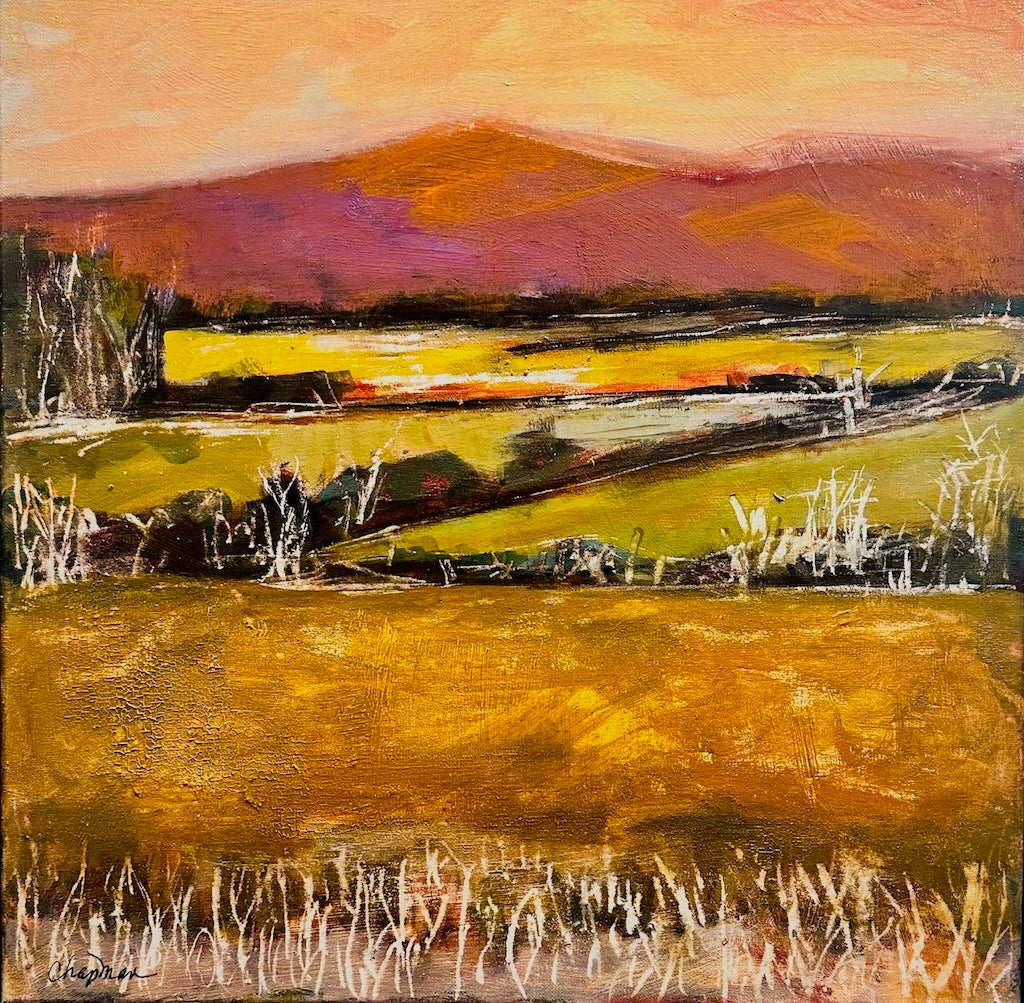 "CRISSCROSS" ORIGINAL ACRYLIC ON CANVAS/FRAMED