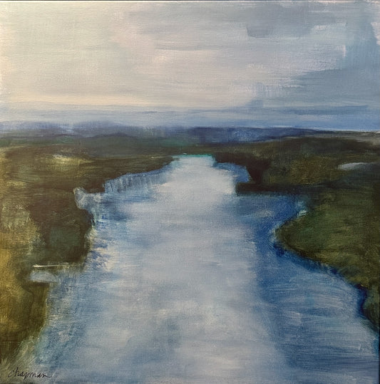 "FLY BY" ORIGINAL ACRYLIC ON CANVAS/FRAMED