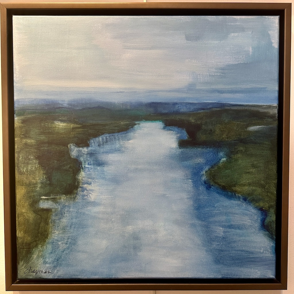 "FLY BY" ORIGINAL ACRYLIC ON CANVAS/FRAMED