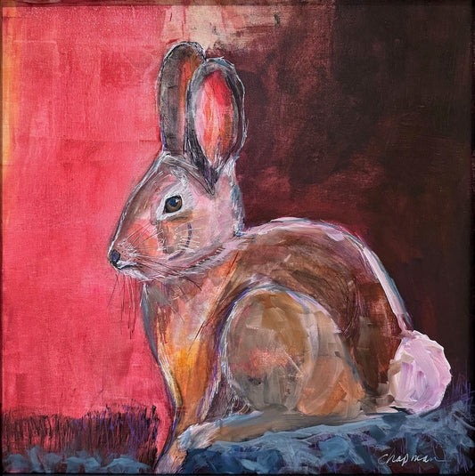 "GYPSY ROSE" ORIGINAL ACRYLIC ON CANVAS/FRAMED