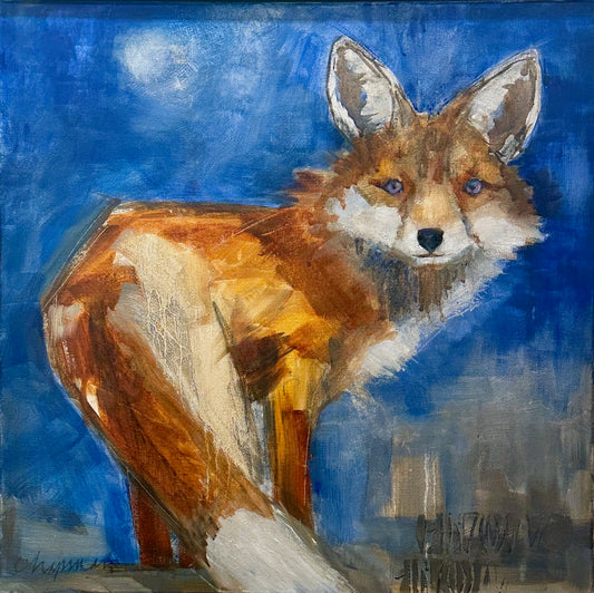 "MOON WALK" ORIGINAL OIL ON CANVAS/FRAMED