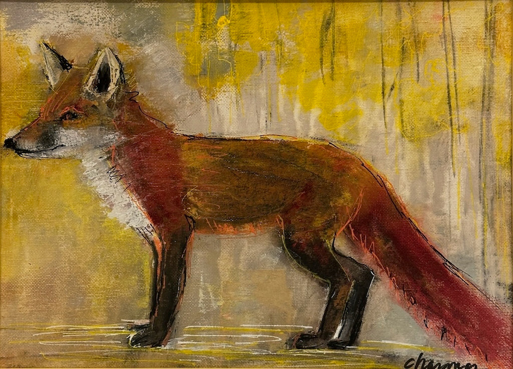 "CAN'T FOOL ME" ORIGINAL ACRYLIC ON CANVAS/FRAMED