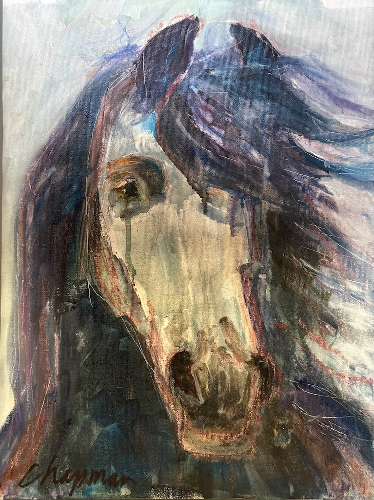 "MORE TO THE STORY" ORIGINAL ACRYLIC ON CANVAS/FRAMED