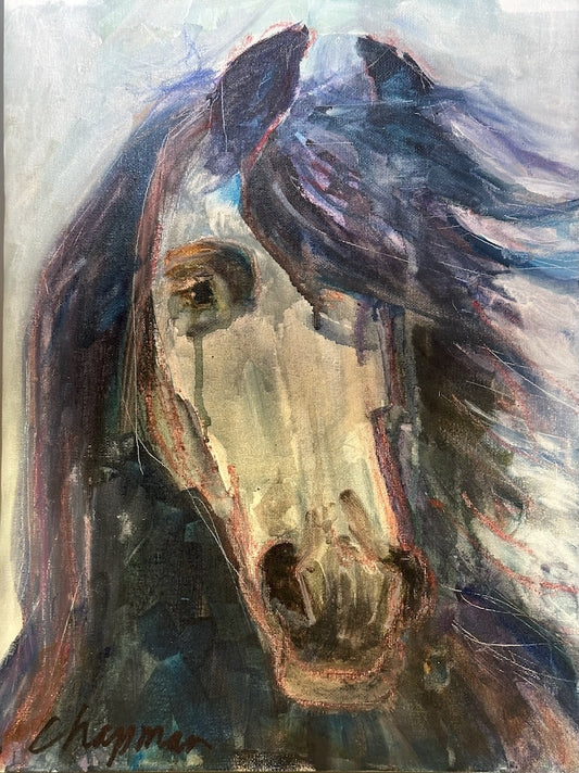 "MORE TO THE STORY" ORIGINAL ACRYLIC ON CANVAS/FRAMED