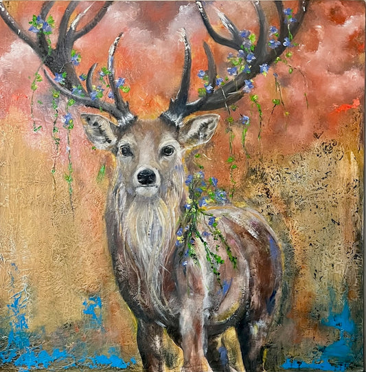 "SANCTUARY" ORIGINAL OIL ON CANVAS
