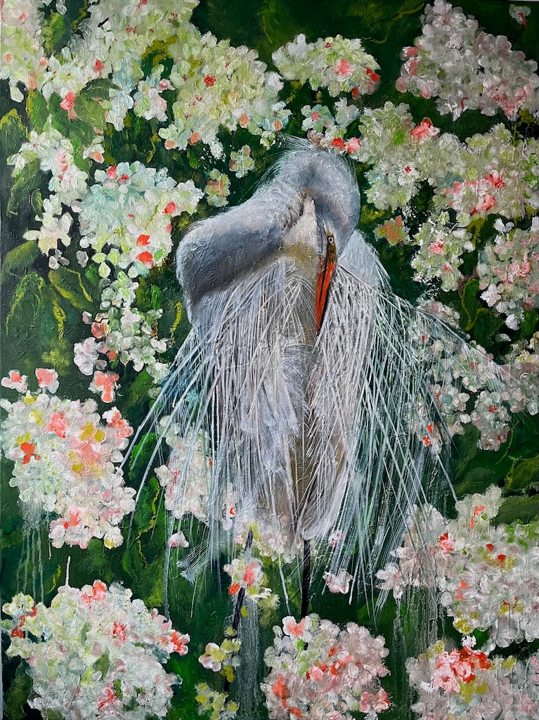 "THE WHITE VEIL" Original Oil on Canvas