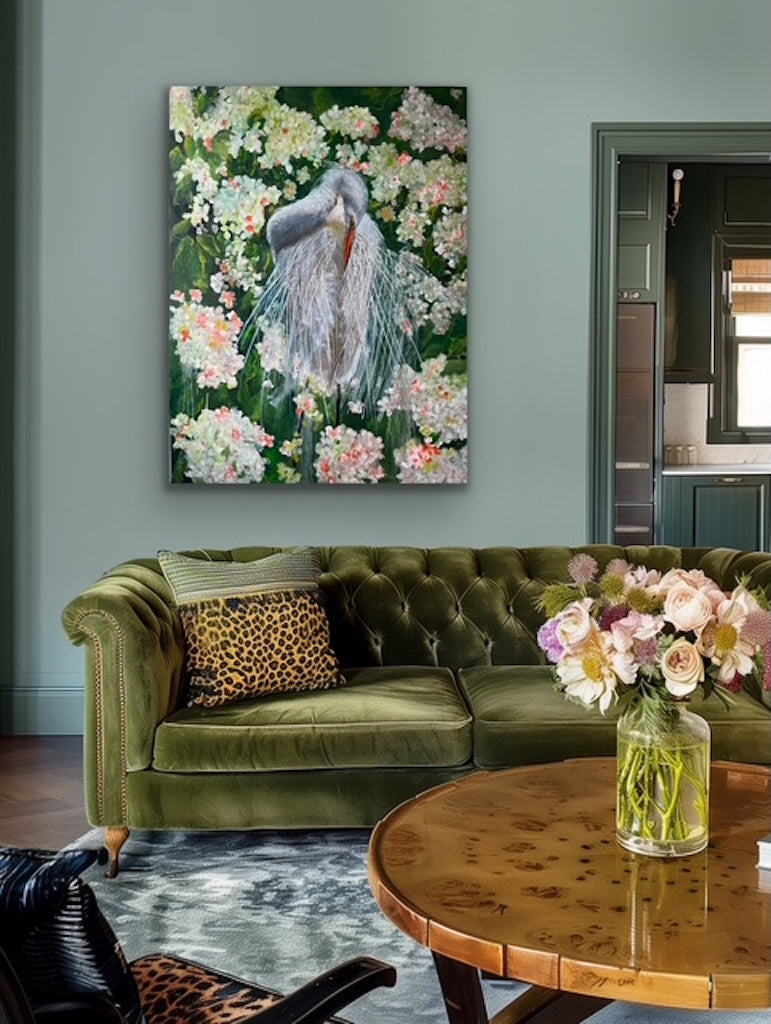 "THE WHITE VEIL" Original Oil on Canvas