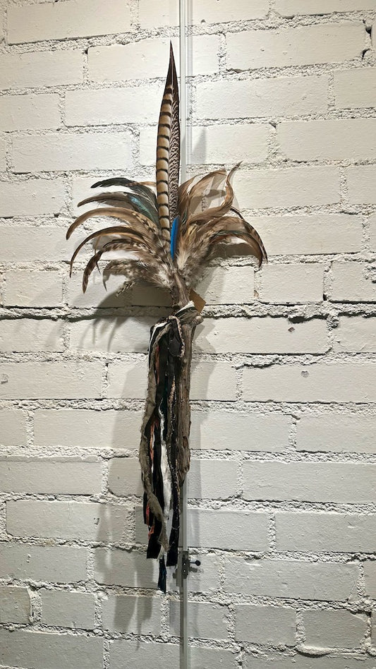 Spirit Wand #65 MIxed Media Wall Sculpture MM65