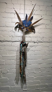 Spirit Wand #66 MIxed Media Wall Sculpture MM66
