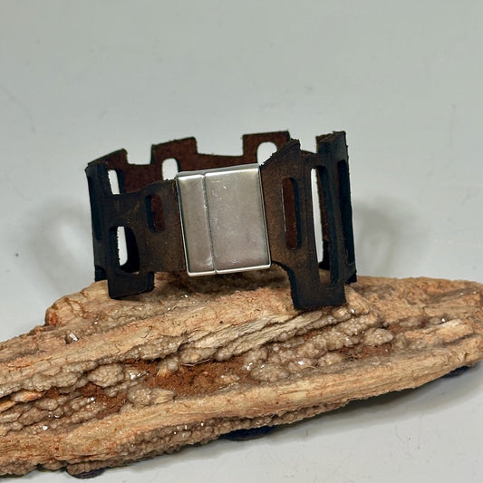 LASER CUT LEATHER BRACELET MN103B