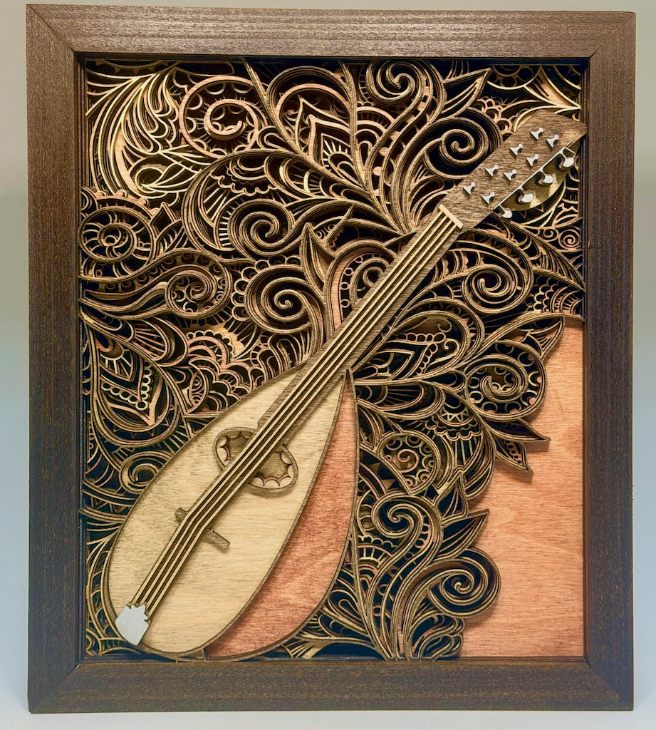 "TRANSYLVANIA SUITES: APPALACHIAN LULLABY" LASER CUT WOOD WALL HANGING
