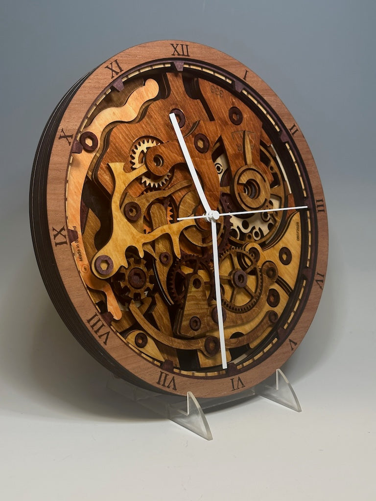 "CLOCK I" LASER CUT WALL CLOCK