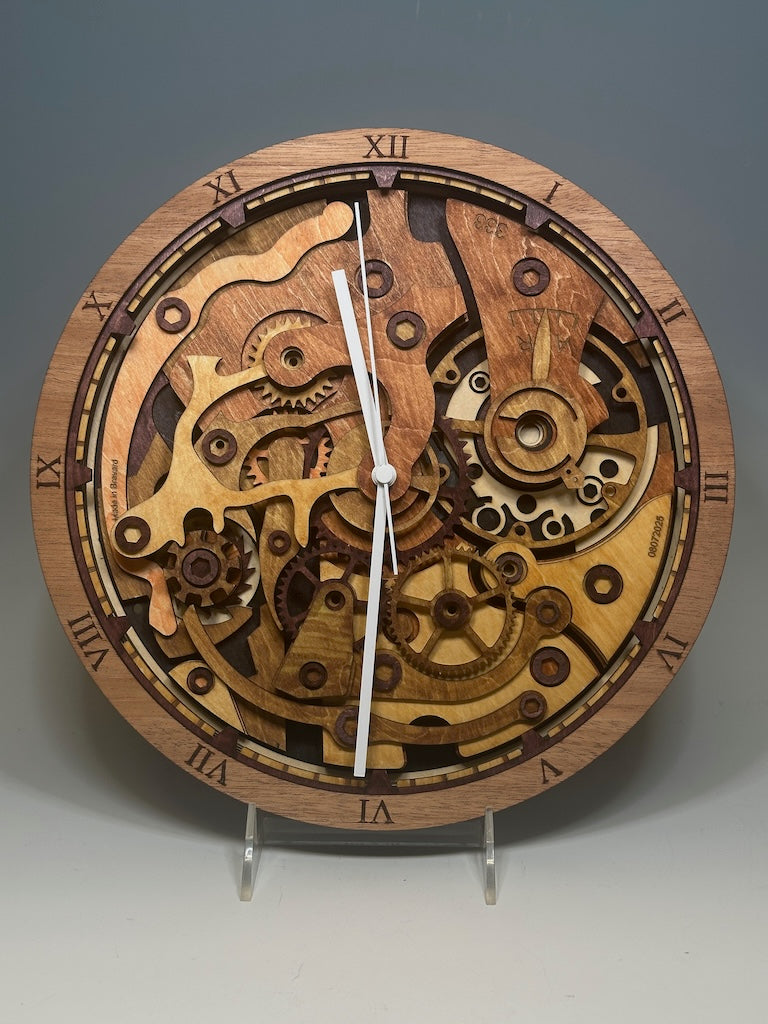 "CLOCK I" LASER CUT WALL CLOCK