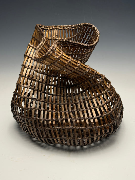 FREEFORM OPEN WEAVE BASKET