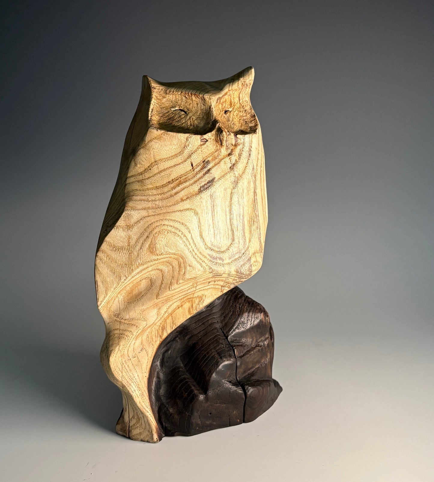 "MORNING DELIGHT II" HAND CARVED SPALTED MAPLE SCULPTURE