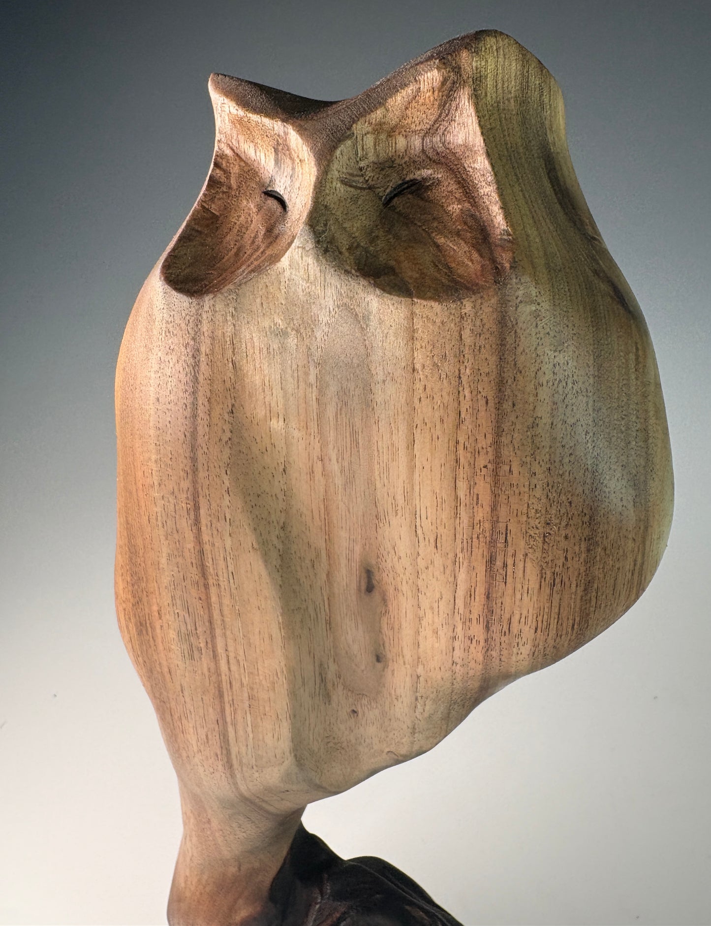 "MORNING JOY" HAND CARVED BUTTERNUT SCULPTURE