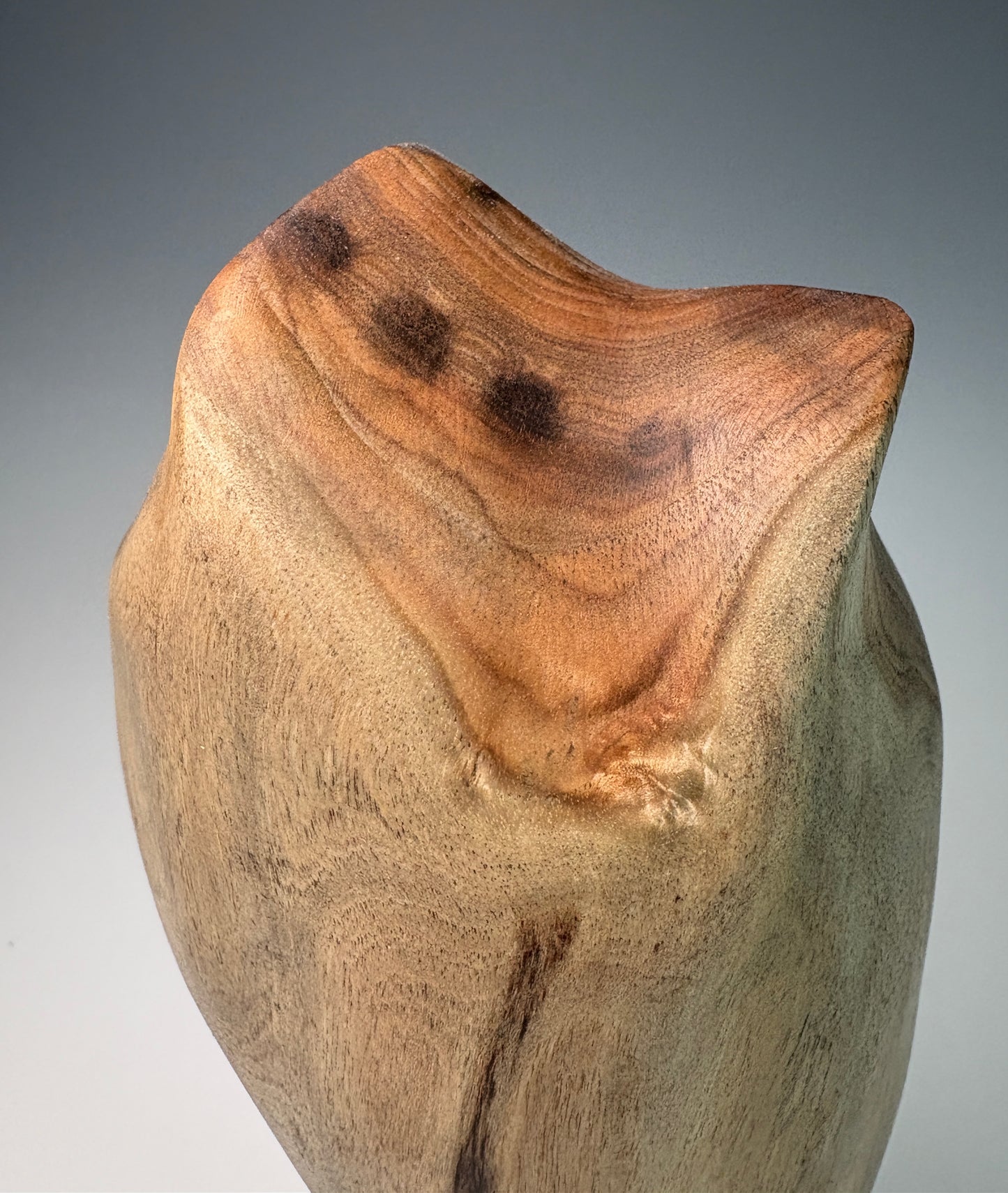 "MORNING JOY" HAND CARVED BUTTERNUT SCULPTURE