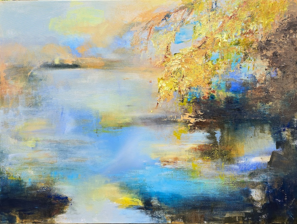 "IN THE STILLNESS" ORIGINAL OIL PAINTING ON CANVAS