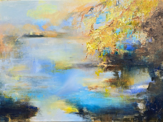 "IN THE STILLNESS" ORIGINAL OIL PAINTING ON CANVAS