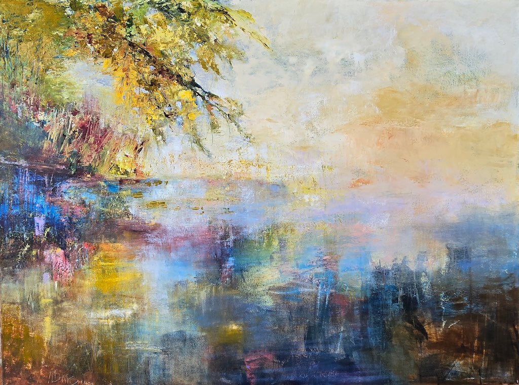 "UNVEILING THE MORNING" ORIGINAL OIL PAINTING ON CANVAS