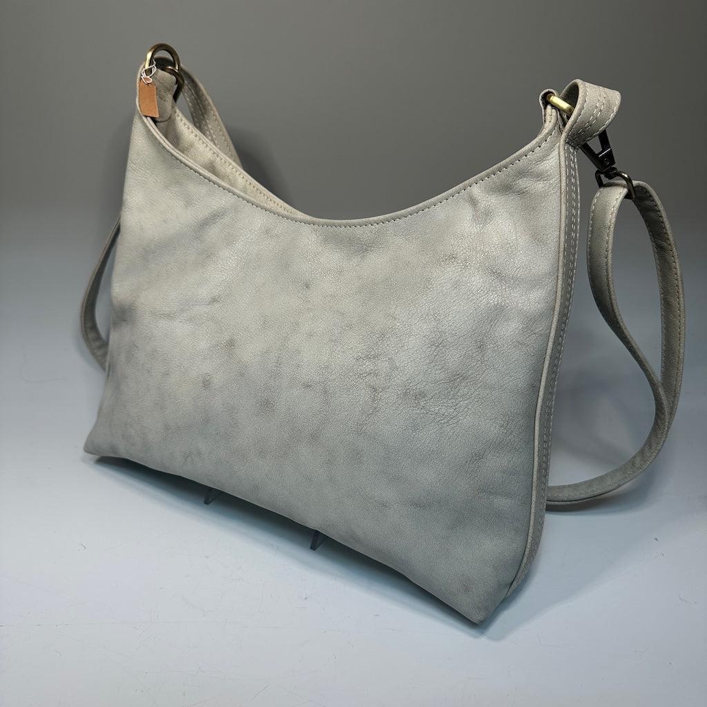 SERENDIPITY BIRCH WHITE LEATHER HANDBAG NH175