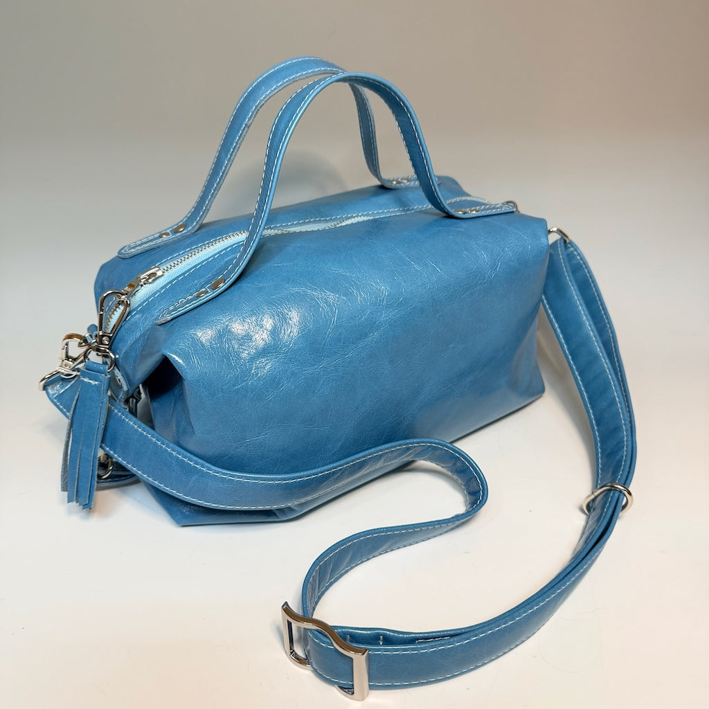 OCEAN BLUE LEATHER CAISSON - NH207